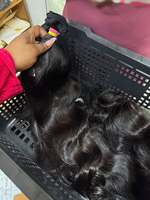 Extensiones de Cabello de Doble Trama de un Solo Donante, Cabello Rizado Vietnamita, Birmano, Indio y Camboyano, Paquetes de Extensiones de Cabello