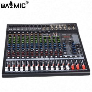 Console de mixage professionnelle OTG PQ à 12/16 canaux, DSP 99, effets de réverbération USB, mixeur audio - Product Image 6