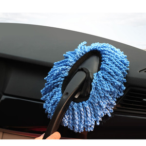 <b>Car</b> Dust Brush 30x15Cm Microfiber Gray Blue Purple For Interior Cleaning - Product Image 3