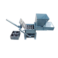 Machine à fabriquer des blocs de béton mobiles |   Machine à briques creuses manuelle et automatique avec moule en plastique pour sable