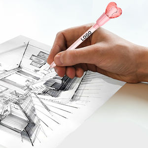 Bolígrafo de Plástico con Luz LED en Forma de Corazón, con Logotipo Personalizado, para Publicidad, Regalos de Navidad y Halloween para Niños, Promocional - Product Image 5