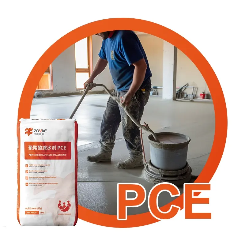 Harga pabrik 98% konten Pce Superplasticizer bubuk Mineral campuran digunakan dalam beton