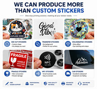 Autocollants découpés sur mesure pour emballages professionnels avec impression de code QR sur vinyle blanc et étiquettes de logo de marque pour commandes en gros
