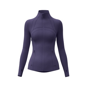 Nouvelle Collection 2025 – Veste <span class=keywords><strong>de</strong></span> Sport Respirante pour Yoga et Fitness, Modèle Lulu pour <span class=keywords><strong>Femme</strong></span>, avec Logo Personnalisé sur le Devant, Idéale pour la Course à Pied – Vente Flash - Product Image 5