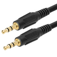 1m 3.5mm PI Male Audio Plug Jack Auxiliaire 3Pole Stereo Cord Aux Cable 3.5mm pour Haut-Parleur Voiture Casque Home Stereos Phone MP3