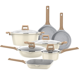 Accessoires de cuisine de meilleure qualité Ustensiles de cuisine antiadhésifs Poêle à frire à revêtement en marbre - Product Image 5