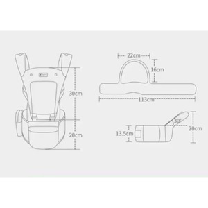 Échantillon Gratuit Porte-bébé Écharpe Facile à Utiliser pour Nourrisson, Couffin pour Nouveau-né, Siège de Hanche pour Tout-petit, Porte-bébé à Siège de Hanche, Sac à Dos Porte-bébé - Product Image 6