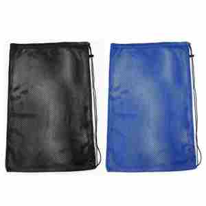 Mochila Grande y Económica para Ropa, Zapatos, Almacenamiento, Deportes Acuáticos, Playa, Equipo de Buceo, Negra y Azul con Malla - Product Image 4