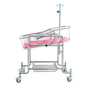 Cuna de Acero Inoxidable Guangdong Hangyu 820x500x850mm, Cuna Doble para Bebé, Cuna Colecho - Product Image 5