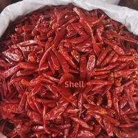 Piment rouge entier naturel séché du Sichuan, Chine, 25 kg, épice de qualité alimentaire pour l'exportation