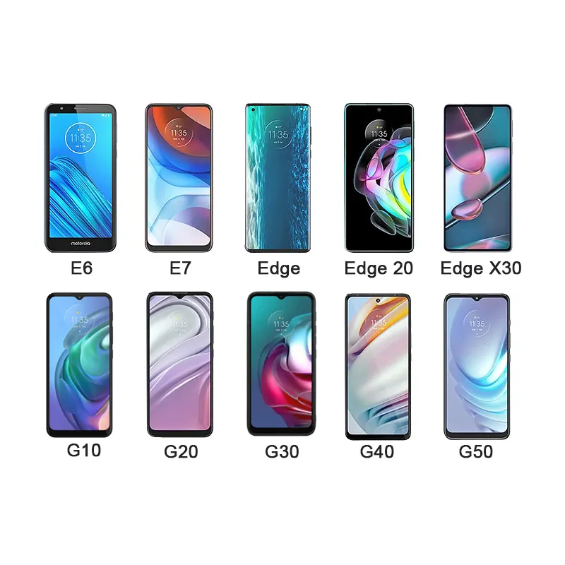 Cep telefonları Lcd Motorola Moto G için Pro G5 G5s G6 G7 oyun G8 güç Lite ekran G9 artı G10 g20 G22 G30 G31 5G dokunmatik ekran