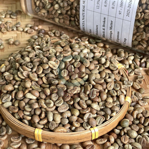 Premium Vietnam Arabica Robusta grains de café bio vert 100% pur naturel pour la torréfaction des boissons approvisionnement d'usine - Product Image 1