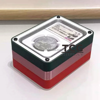 Boîte de protection pour pièces de monnaie classées en acrylique personnalisée TCG, boîte de présentation pour pièces commémoratives, boîte de protection pour collection de pièces anciennes en euros