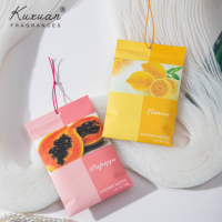 Paquets de sachets suspendus personnalisés de 12g sachets parfumés de longue durée pour tiroirs et placard maison désodorisant chambre armoire