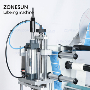 ZONESUN ZS-TB180 Bán Tự Động Nước Hoa Bảng Phẳng Top Máy Tính Để Bàn Sticker Dính Vuông Chai Dán Nhãn Máy Bay - Product Image 3