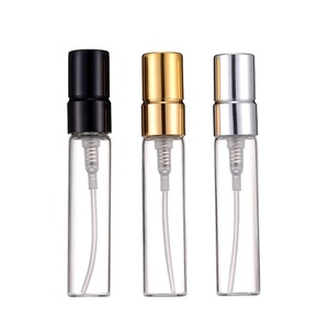 Mini Flaconi in Vetro Trasparente per Campioni <span class=keywords><strong>di</strong></span> <span class=keywords><strong>Profumo</strong></span> 2ml 3ml 5ml 10ml, Bottiglie Spray Atomizzatore con Scatola <span class=keywords><strong>di</strong></span> Carta e Stampa Logo, MOQ 100 Pezzi - Product Image 1