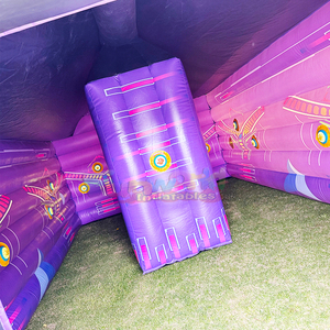 Outdoor commercial carnival party interactive IPS challenge sports arena <b>inflatable</b> tag the light games for kids - Product Image 6