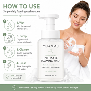 Nettoyant <span class=keywords><strong>intime</strong></span> hydratant pour <span class=keywords><strong>homme</strong></span> et femme, formule à base d'aloe vera et de probiotiques doubles, contrôle des odeurs, pH équilibré - Product Image 6