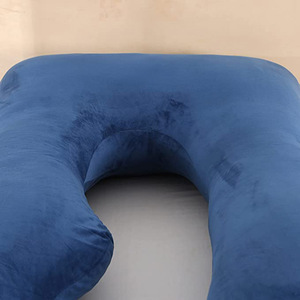 Oreiller <span class=keywords><strong>de</strong></span> <span class=keywords><strong>grossesse</strong></span> réglable <span class=keywords><strong>de</strong></span> luxe, doux, pour le corps entier, soutien du cou, <span class=keywords><strong>coussin</strong></span> d'allaitement confortable, amovible, pour femmes enceintes - Product Image 4