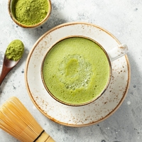 Poudre de Matcha Bio Japonaise Qualité Cérémoniale Culinairie Keto Friendly Vente en Gros 100g Thé Vert en Poudre Marque Durée de Conservation 24 Mois