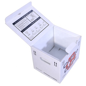 独特设计的可回收折叠容器可堆叠可折叠聚丙烯波纹纸板箱，用于移动 - Product Image 6