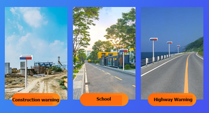 <span class=keywords><strong>Prix</strong></span> d'usine, lumière stroboscopique solaire étanche, rouge et bleue, clignotante, signal d'avertissement de sécurité - Product Image 5