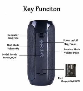 Meilleures ventes Haut-parleur portable Tg 117 étanche sans fil <span class=keywords><strong>Hifi</strong></span> Tg 117 Haut-parleur stéréo extérieur Mini Tg117 Haut-parleur Bluetooth - Product Image 5