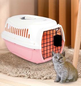 Fournitures pour animaux de compagnie transporteur pour animaux de compagnie chien transporteur plastique <span class=keywords><strong>protection</strong></span> de l'environnement inodore compagnie aérienne approuvée vente directe d'usine - Product Image 5
