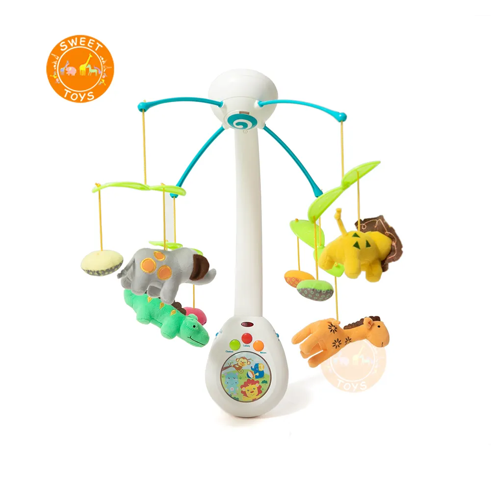 Musical Instrument Baby Toddler Toys Multifunction Butterfly Bed Bell Baby Hanging Projection Toys
