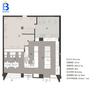 Design d'Interni Personalizzato per Caffetterie Moderne con Eleganti Tavoli e Sedie da Esposizione per Bancone Bar e Vetrine - Product Image 5