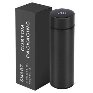 Gourde isotherme personnalisée en acier inoxydable avec coffret cadeau, ensemble tasse à café et thé, portable pour les voyages d'affaires - Product Image 3