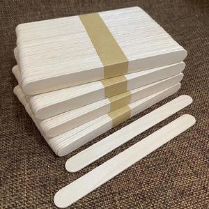 Bán buôn New phong cách dùng một lần bằng gỗ <span class=keywords><strong>Ice</strong></span> <span class=keywords><strong>Cream</strong></span> Sticks tùy chỉnh bao bì 50 cái bằng gỗ Popsicle Sticks - Product Image 4