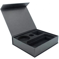 Boîte de présentation de montre de luxe à fermeture magnétique, étui en carton personnalisé avec logo en relief pour montre-bracelet, emballage de rangement haut de gamme