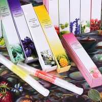 Huile Naturelle pour Cuticules 5 ml Miel Lait Olive Jojoba Soin Nourrissant Renforçant pour Ongles Cassants Pédicure