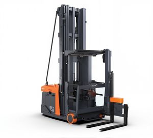 Carretillas elevadoras VNA eléctricas de tres vías con guía magnética de 1,6 toneladas de alta calidad VUE116 - Product Image 1