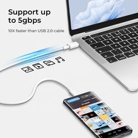 Kabel USB Multi-Tipe Tembaga Murni Berlapis Nilon 3A 5A Pengisian Cepat untuk iPhone 16 Samsung Galaxy S24