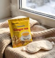 Poudre de curcuma chinois, sucre, granules de thé au gingembre, poudre de thé au gingembre instantané avec curcuma et gingembre, style thé au gingembre