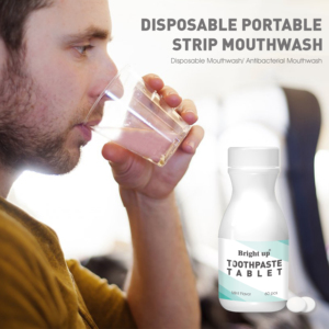 Commercio all'ingrosso libero del campione organico solido <span class=keywords><strong>dentifricio</strong></span> pillole bicarbonato di sodio sacchetto della lavata di viaggi bocca sbiancamento dei denti <span class=keywords><strong>dentifricio</strong></span> compresse - Product Image 3