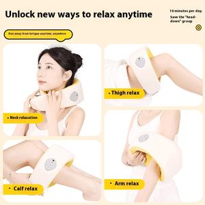 Pemijat leher & bahu kapasitas besar, pemijat leher & bahu kapasitas besar dapat diisi ulang dengan kompres panas dalam, pengendali jarak jauh nirkabel & 3 mode - Product Image 6