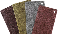Peinture en poudre électrostatique à effet martelé ondulé de couleur gris