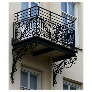 Valla de Hierro Forjado para Jardín, Barandilla de Hierro Forjado, Valla Decorativa de Hierro Usada para Paisajismo - Product Image 6