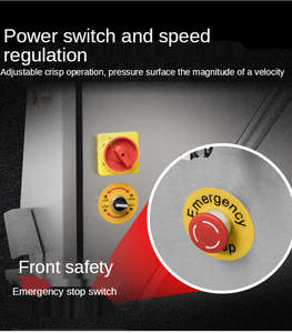 Haute qualité 220V électrique pâte lamineur plastifieuse plat dessus de Table Pizza fabricant 520mm pâte lamineur pour la fabrication de produits céréaliers - Product Image 4