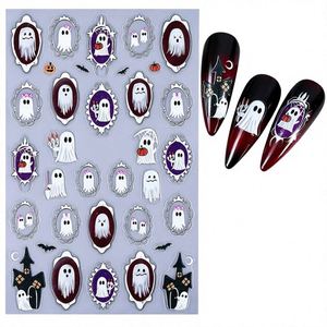 สติ๊กเกอร์ติดเล็บสีเงิน 5D ลายกราฟฟิตี โบว์ ดาว ดีไซน์สวยงาม ติดง่าย ใช้งานได้ที่บ้าน อุปกรณ์ทำเล็บ DIY - Product Image 1