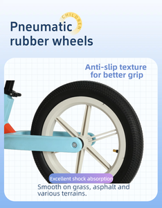 Nouveauté 2026 : Vélo d'équilibre pour tout-petits de 12 pouces en nylon avec selle recouverte de cuir pour enfants, certifié CE - Product Image 5