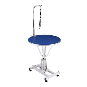 round hydraulic grooming table