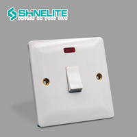 2025 yeni İngiltere BS fabrika fiyat bakalit sertifikası 20A & 45A anahtarları Dimmer duvar prizi ev soket