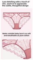 Ensemble soutien-gorge balconnet à armatures et culotte coquine en dentelle japonaise sexy pour femme, non doublé, transparent, à bretelles, festonné, tailles 32-40, 4 couleurs
