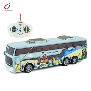 Chengji Nieuwkomers Kids Rc Speelgoed Simulatie Model Auto Vierkanaals Full-Functie Verlichting Afstandsbediening Bus Speelgoed