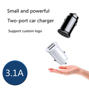 Mini <span class=keywords><strong>chargeur</strong></span> de voiture <span class=keywords><strong>double</strong></span> USB rapide 15W, adaptateur 3.1A, <span class=keywords><strong>chargeur</strong></span> de voiture pour tablette, téléphone portable, <span class=keywords><strong>chargeur</strong></span> <span class=keywords><strong>double</strong></span> USB pour téléphone - Product Image 3