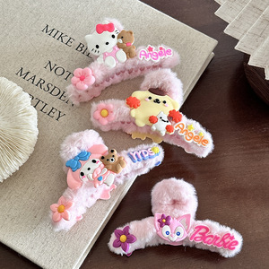 Cartone animato Sanrio acetato dolce molletta con artiglio carino forcina per bambini testa posteriore 11cm - Product Image 3